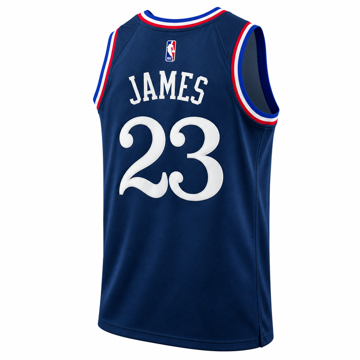 Unisex Philadelphia 76ers LeBron James Royal Swingman Jersey - All Stitched