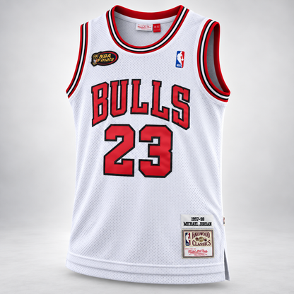 Unisex Michael Jordan #23 Chicago Bulls 1997-98 Hardwood Classics Basketball Jersey - All Stitched