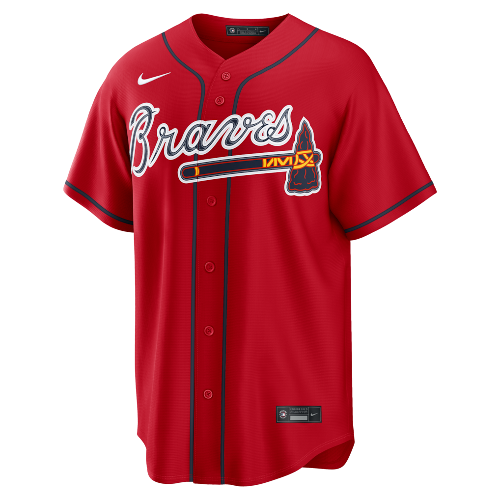 Men's Atlanta Braves Red Alternate Elite Jersey