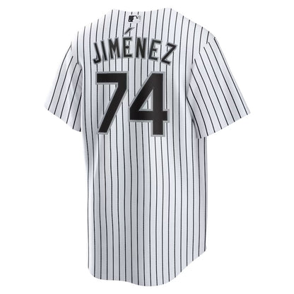 Men's Chicago White Sox Eloy Jimenez White Home Replica Player Name Jersey