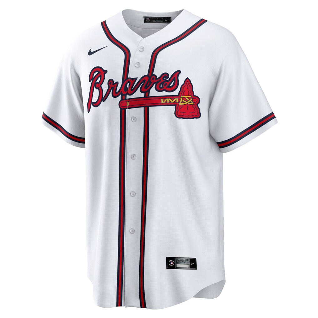 Men's Atlanta Braves Freddie Freeman White Home Replica Player Jersey