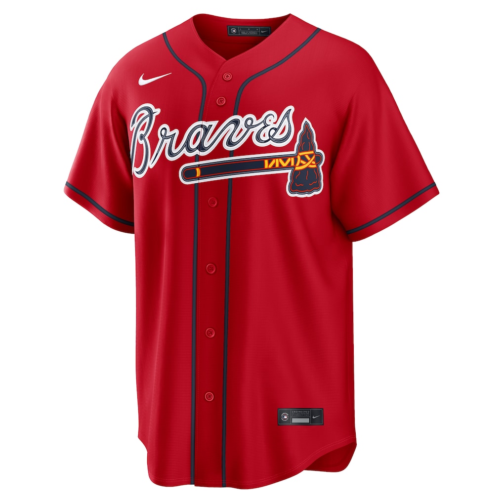 Men's Atlanta Braves Matt Olson Red Alternate Replica Jersey