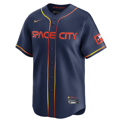 Men's Houston Astros Navy City Connect Limited Jersey