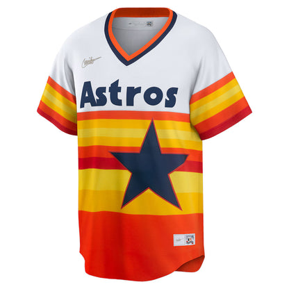 Men's Houston Astros Nolan Ryan White Home Cooperstown Collection Player Jersey