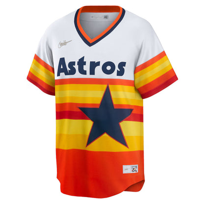 Men's Houston Astros White Home Cooperstown Collection Team Jersey